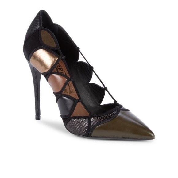 Salvatore Ferragamo Felisia Iguana Stilettos Sz6, Brand New - Picture 2 of 11